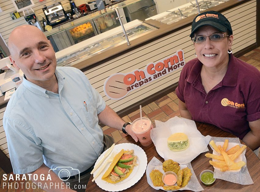 Arepas at a Venezuela Restaurant